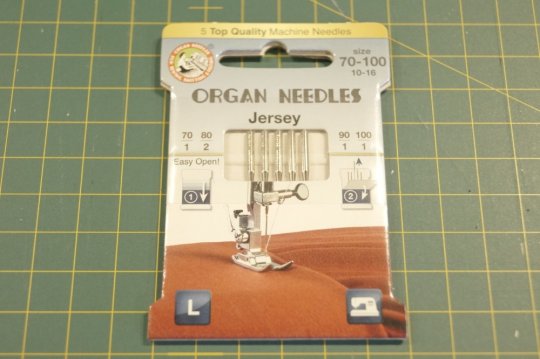 Jersey nål assorteret 70 - 100