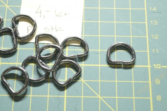 D-ring 13 mm - åben
