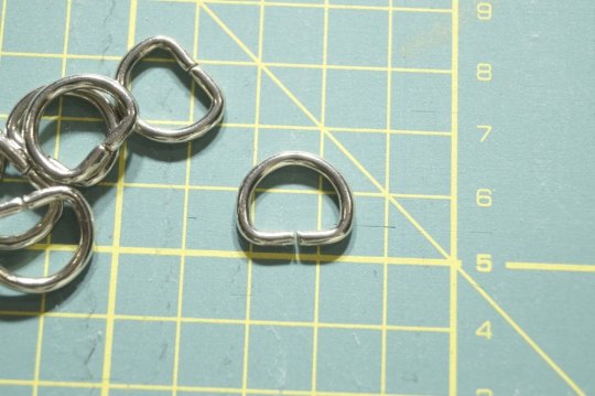 D-ring 13 mm - åben