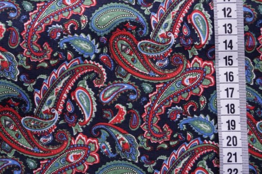 Paisley mønstret 25 cm (pr meter 65,- kr)