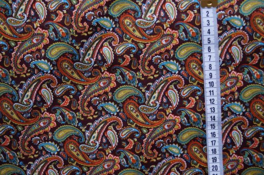 Paisley mønstret 25 cm (pr meter 65,- kr)