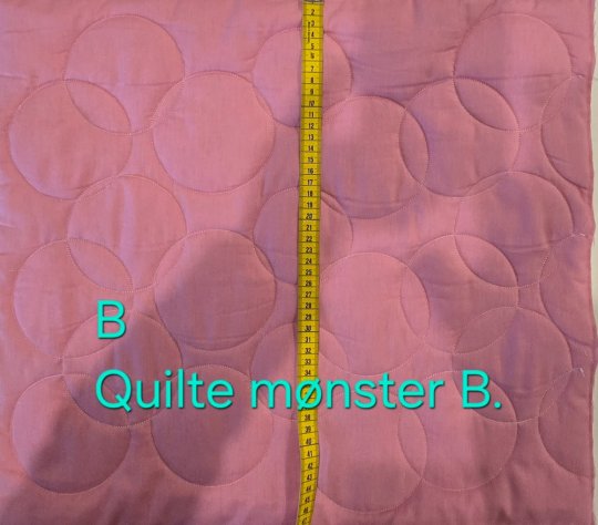 Quiltning til dig fra mig. Kun til kursister