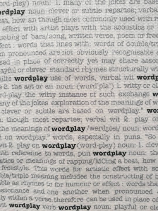 Wordplay 25 cm (145,- kr. pr. meter)